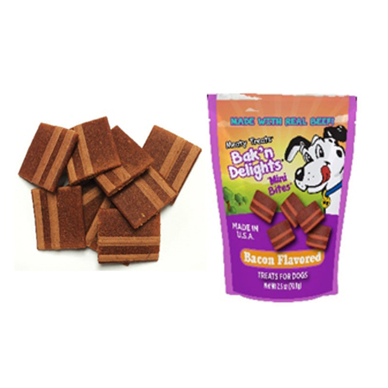 MEATY TREATS BAK´N DELIGHTS BACON 2.5 OZ