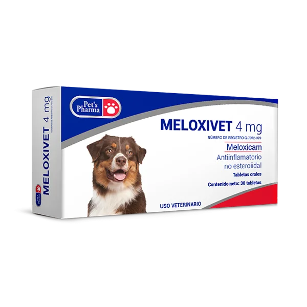 MELOXIVET 4MG 30 TABLETAS (Antiinflamatorio no esteroideo)