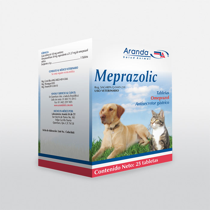 MEPRAZOLIC 25 TABLETAS (omeprazol de 20 mg)
