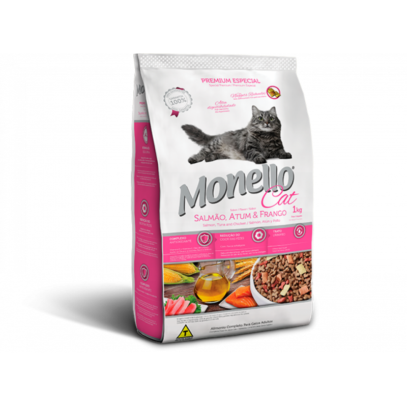 MONELLO CAT SALMÓN, ATÚN Y POLLO