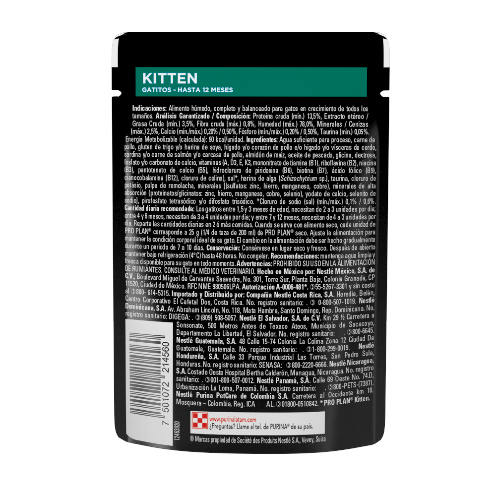 Pro Plan Pouch Gato Kitten Pollo