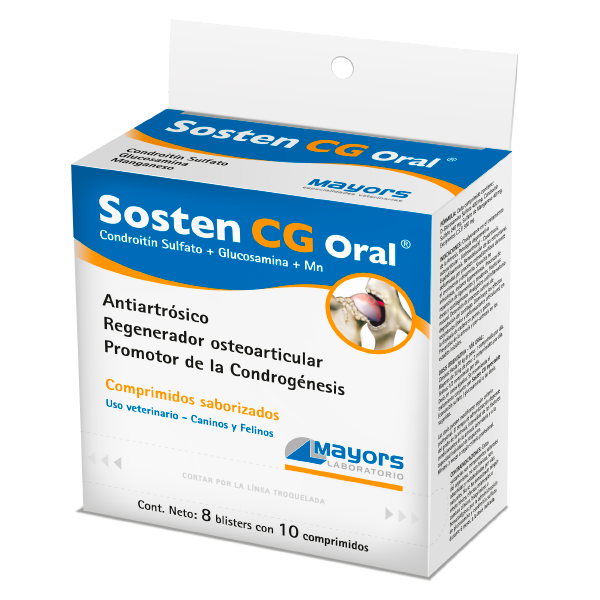 SOSTEN CG ORAL CAJA 80 TAB. SABORIZADOS (Regenerador osteoarticular)
