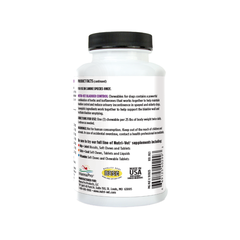 NUTRI-VET BLADDER CONTROL CHEWABLES