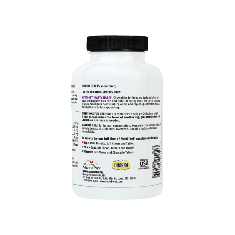 NUTRI-VET NASTY HABIT CHEWABLES