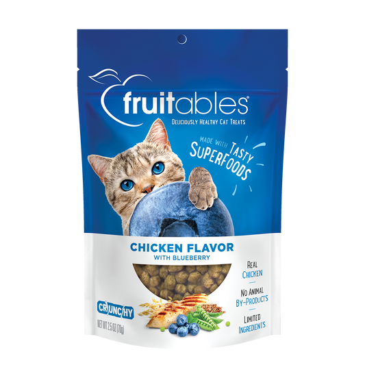 FRUITABLES CAT TREATS CHICKEN WITH BLUEBERRY - POLLO CON ARÁNDANOS