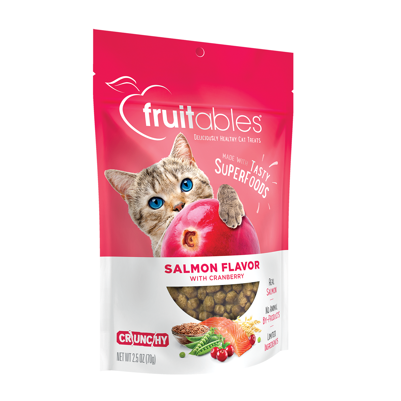 FRUITABLES CAT TREATS SALMON WITH CRANBERRY - SALMÓN CON ARÁNDANO