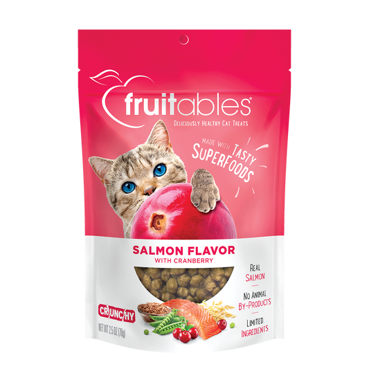 FRUITABLES CAT TREATS SALMON WITH CRANBERRY - SALMÓN CON ARÁNDANO