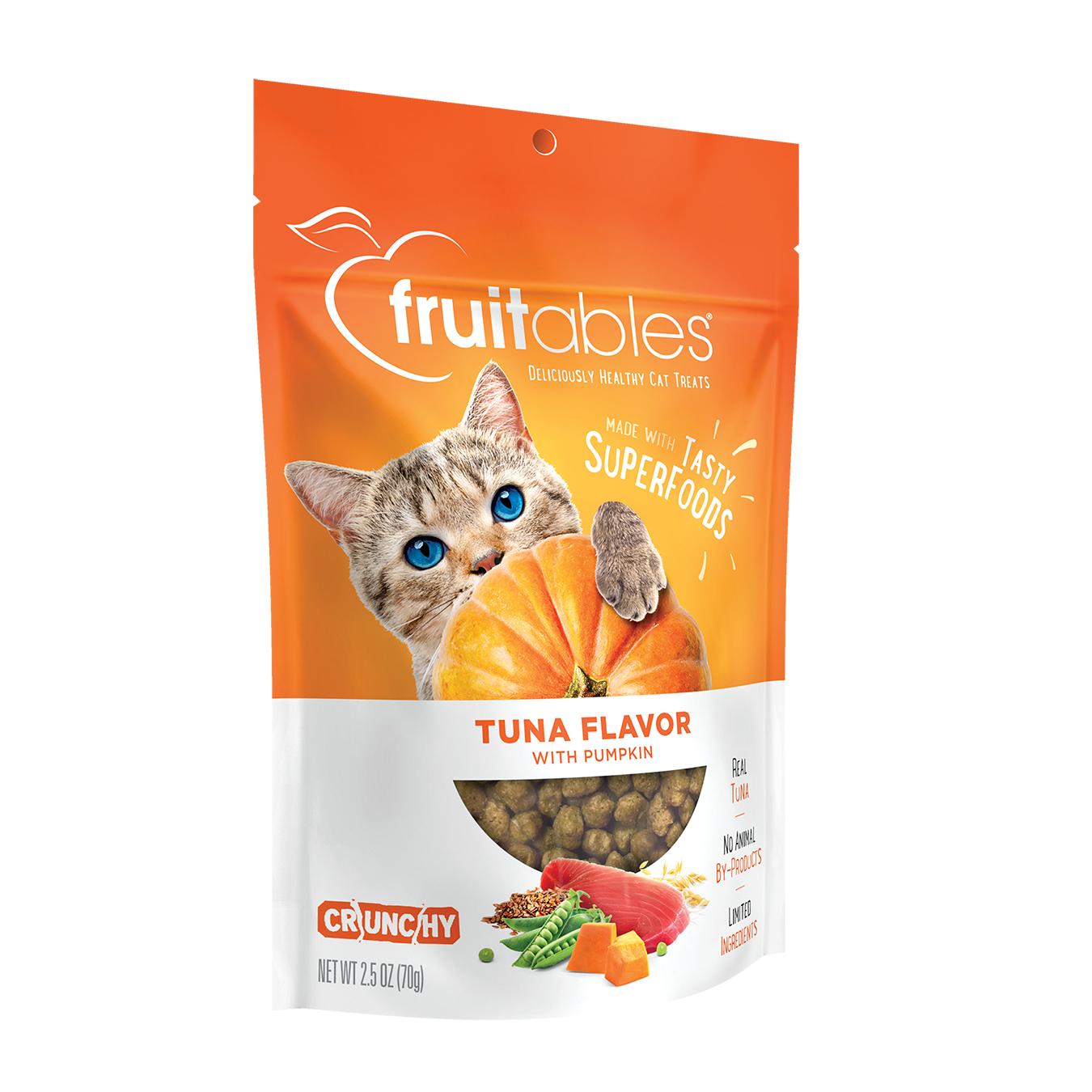 FRUITABLES CAT TREATS TUNA WITH PUMPKIN - ATÚN CON CALABAZA