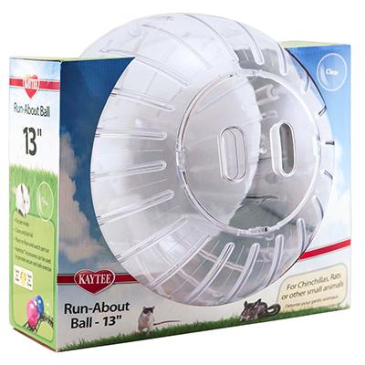 KAYTEE RUN ABOUT BALL CLEAR  RUEDAS PARA HAMSTER TRANSPARENTE