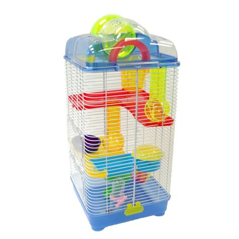CASA PARA HAMSTER 4 PISOS CON JUEGOS