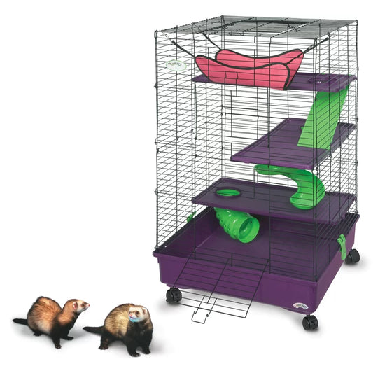 FERRET CAGE DELUXE MULTI NIVEL KAYTEE 24” X 24” HABITAT PARA FERRET MULTI NIVEL