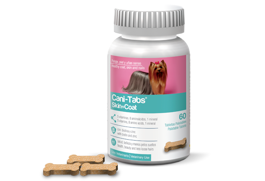 CANI-TABS® SKIN + COAT (Pelo brillante - recuperación de piel y manto - uñas sanas)