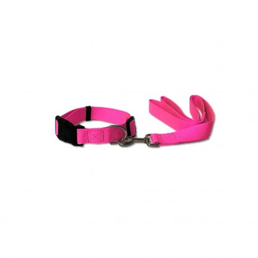 COMBO COLLAR Y JALADOR NEON – ROSA NEON