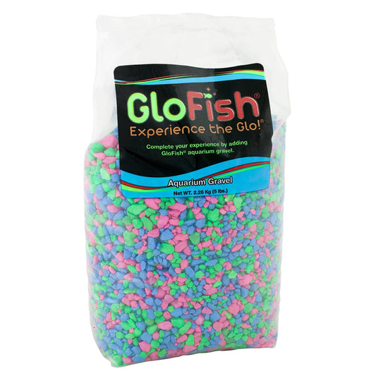 GLOFISH GRAVA CON PIEDRAS FLUORESCENTES - 5 LIBRAS