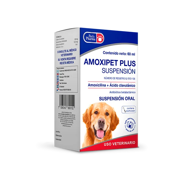 AMOXIPET PLUS SUSPENSIÓN 60 ML (Antibiótico)