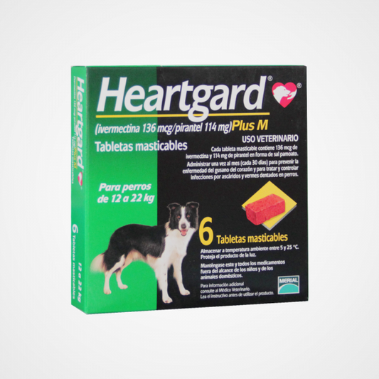 HEARTGARD PLUS DE 26 A 50 LIBRAS (Desparasitante)