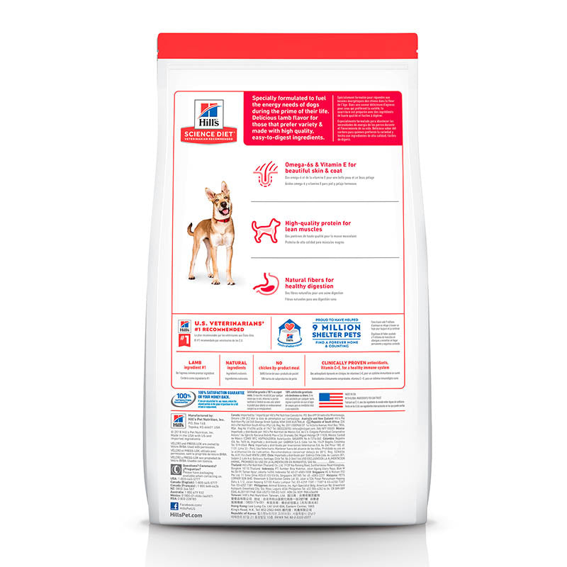 Hill's Science Diet Adult cordero y arroz