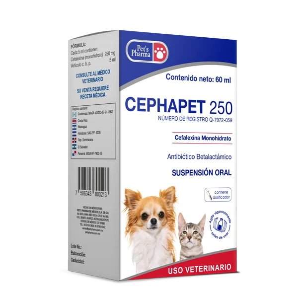 CEPHAPET 250 60 ML (Antibiótico)