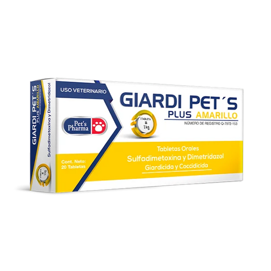 GIARDI PETS PLUS AMARILLO 20 TABS