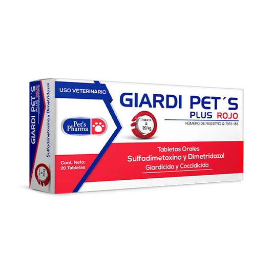 GIARDI PETS PLUS ROJO 20 TABS