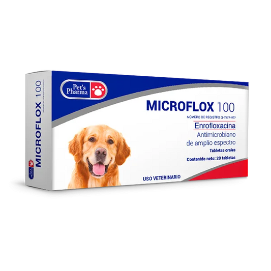 MICROFLOX 100MG 20 TABS (Antimicrobiano de amplio espectro)