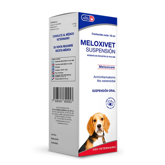 MELOXIVET SUSPENSIÓN 10ml (Antiinflamatorio no esteroideo)