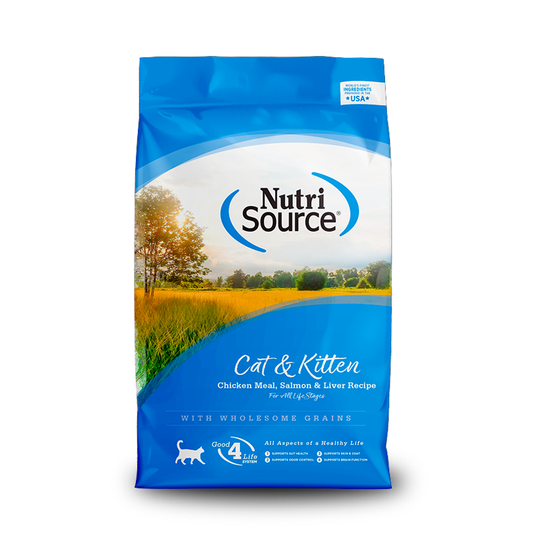 NUTRISOURCE CAT & KITTEN CHICKEN, SALMON & LIVER