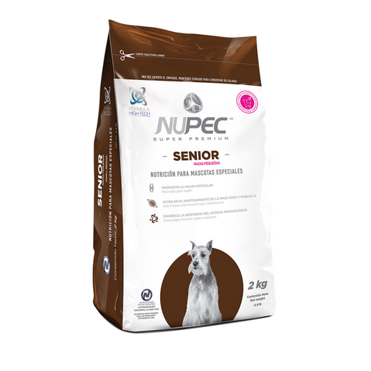 ALIMENTO NUPEC  PARA PERRO  SENIOR RAZA PEQUEÑA