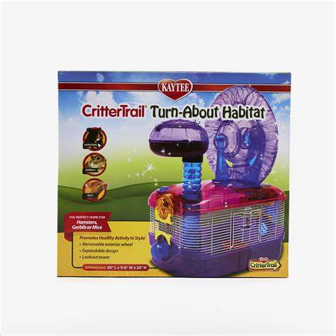 CRITTER TRAIL TURN-ABOUT HABITAT  CON RUEDA EXTERIOR