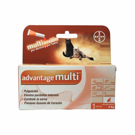 ADVANTAGE MULTI GATO 0.4 ML HASTA 4 KG (3 Pipeta)