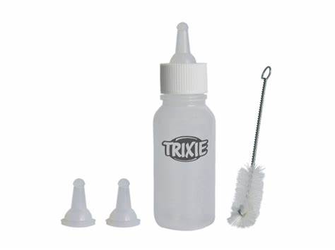 Set Biberón Cachorros, 57 ml, Translúcido-Blanco