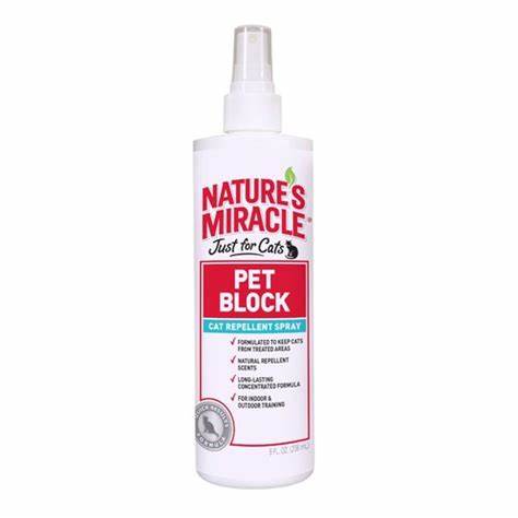 PET BLOCK SPRAY NATURES MIRACLE – CAT