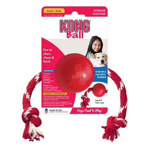 KONG® BALL WITH ROPE