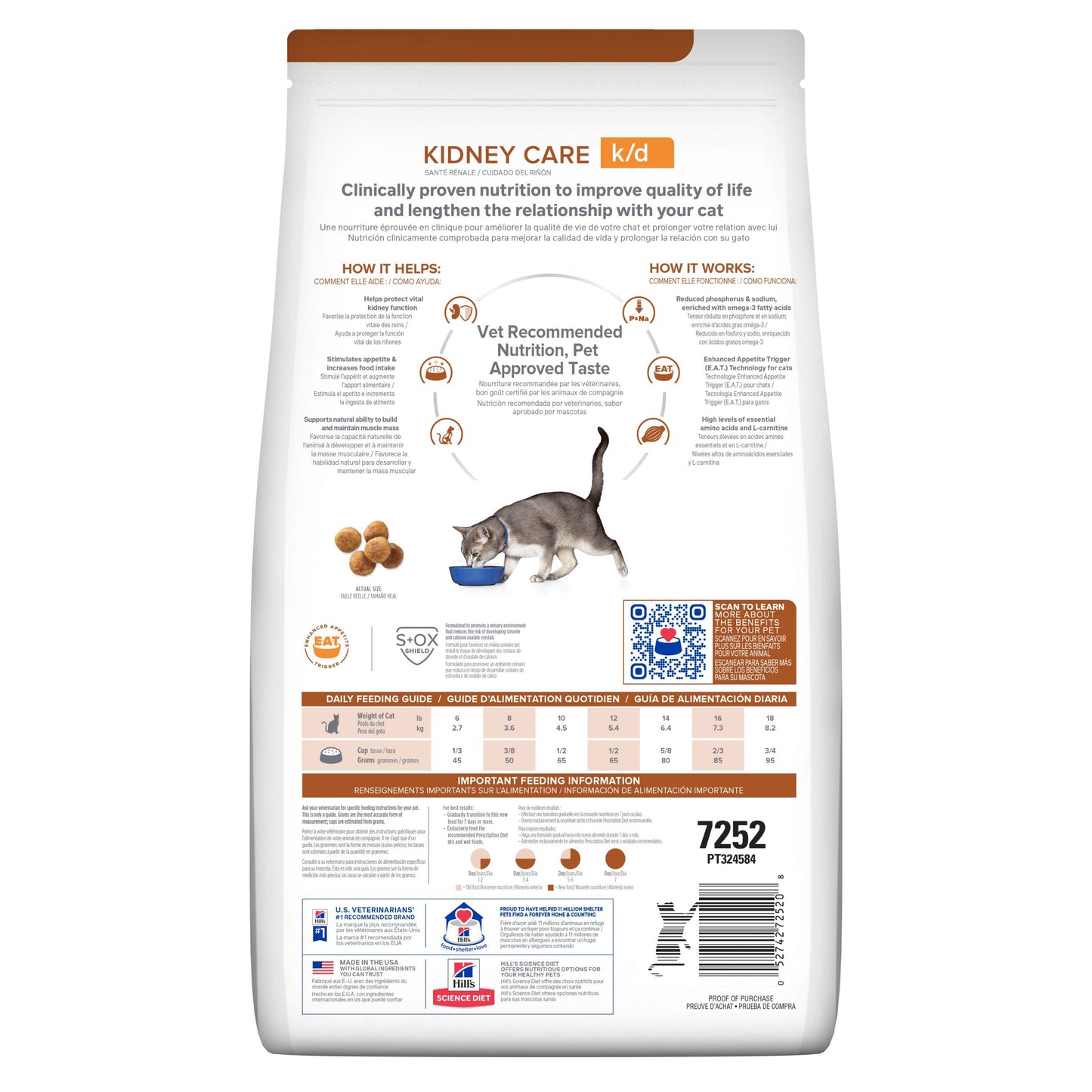 Hill's Prescription Diet k/d Feline 4 lbs