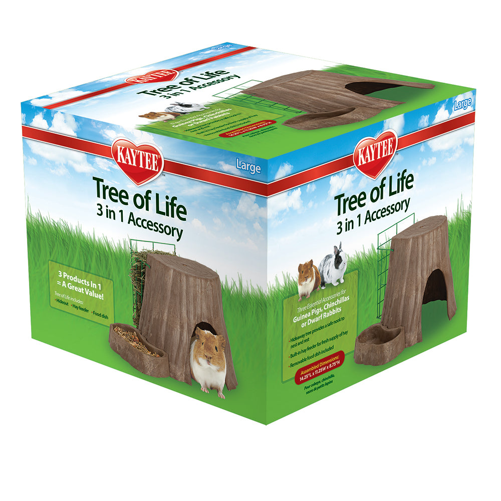 TREE OF LIFE LARGE– ACCESORIOS DE HÁBITAT - 3 EN 1