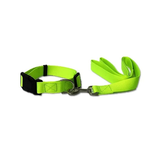 COMBO COLLAR Y JALADOR NEON – VERDE NEON