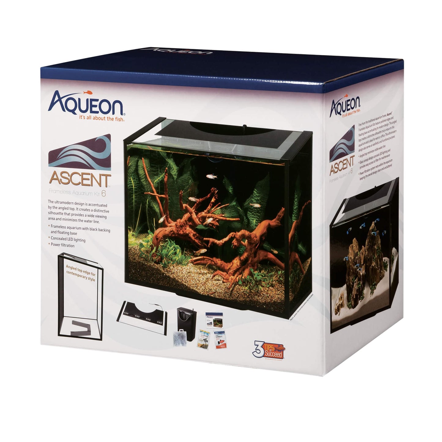 ASCENT AQUARIUM KIT AQUEON - 6G – 10G – 20G