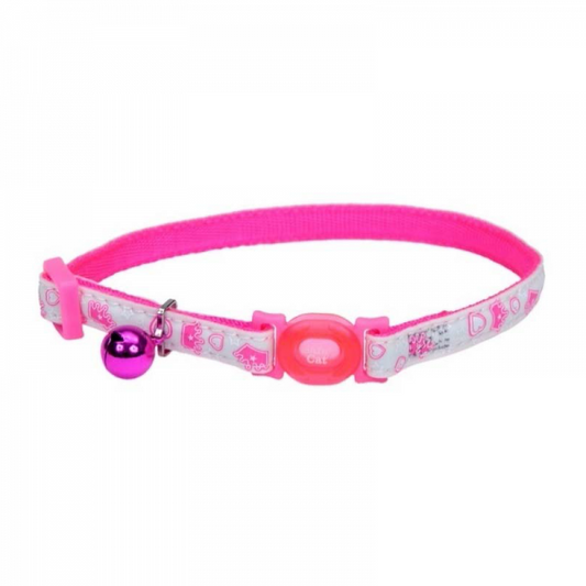 COLLAR SAFE CAT GLOW – ROSA PRINCESS