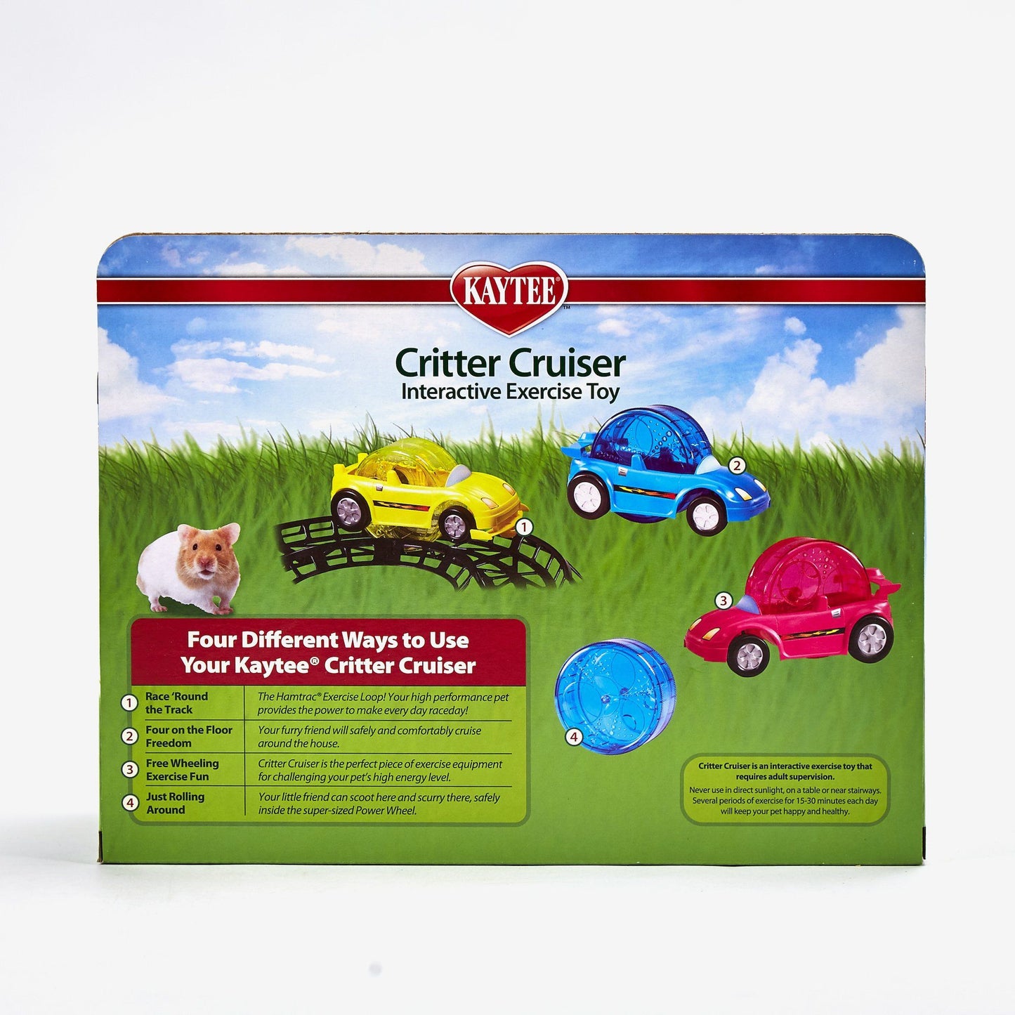 CRITTER CRUISER - RUEDA PARA HAMSTER TIPO AUTOMOVIL