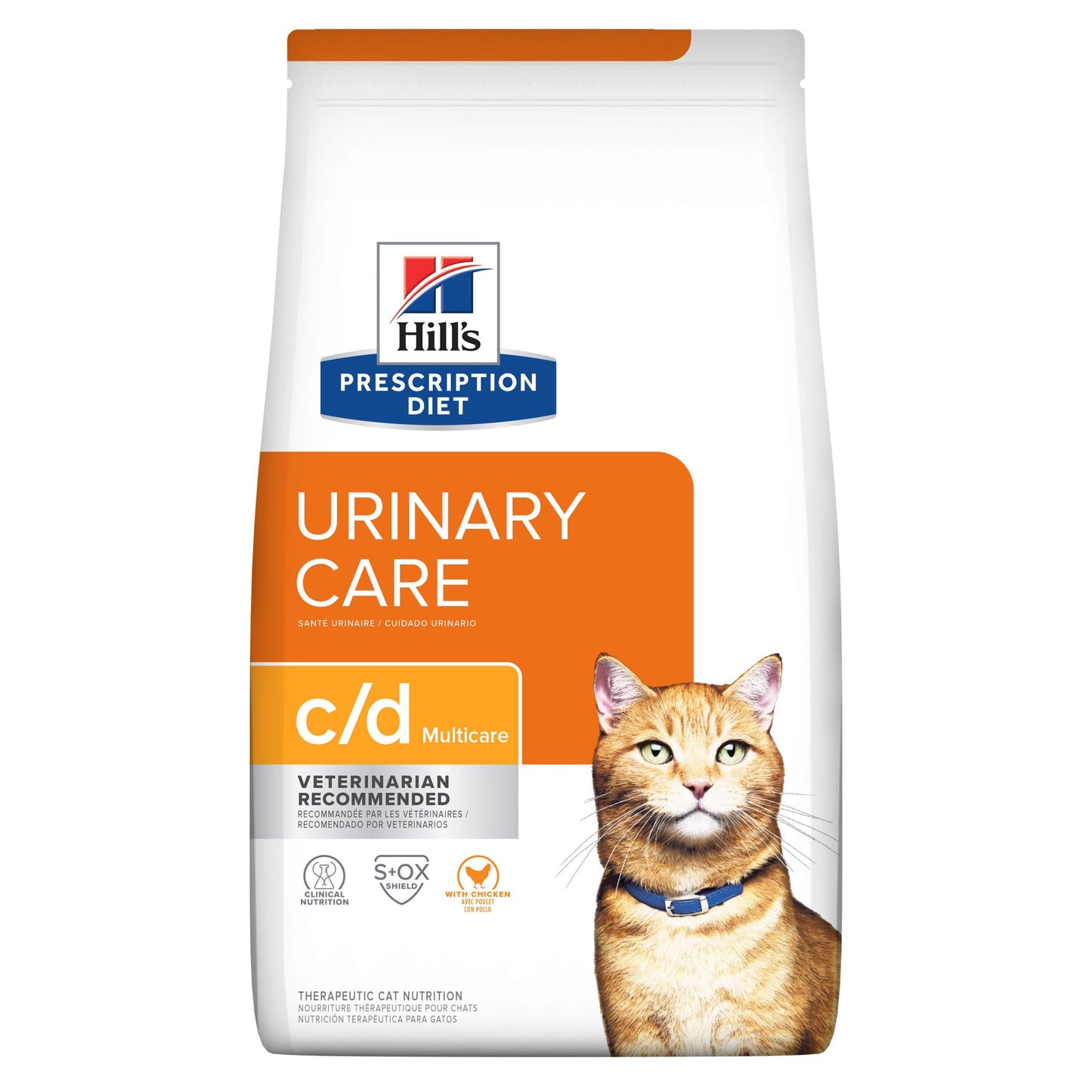 Hill's Prescription Diet c/d Urinary Multicare Feline 4 lbs