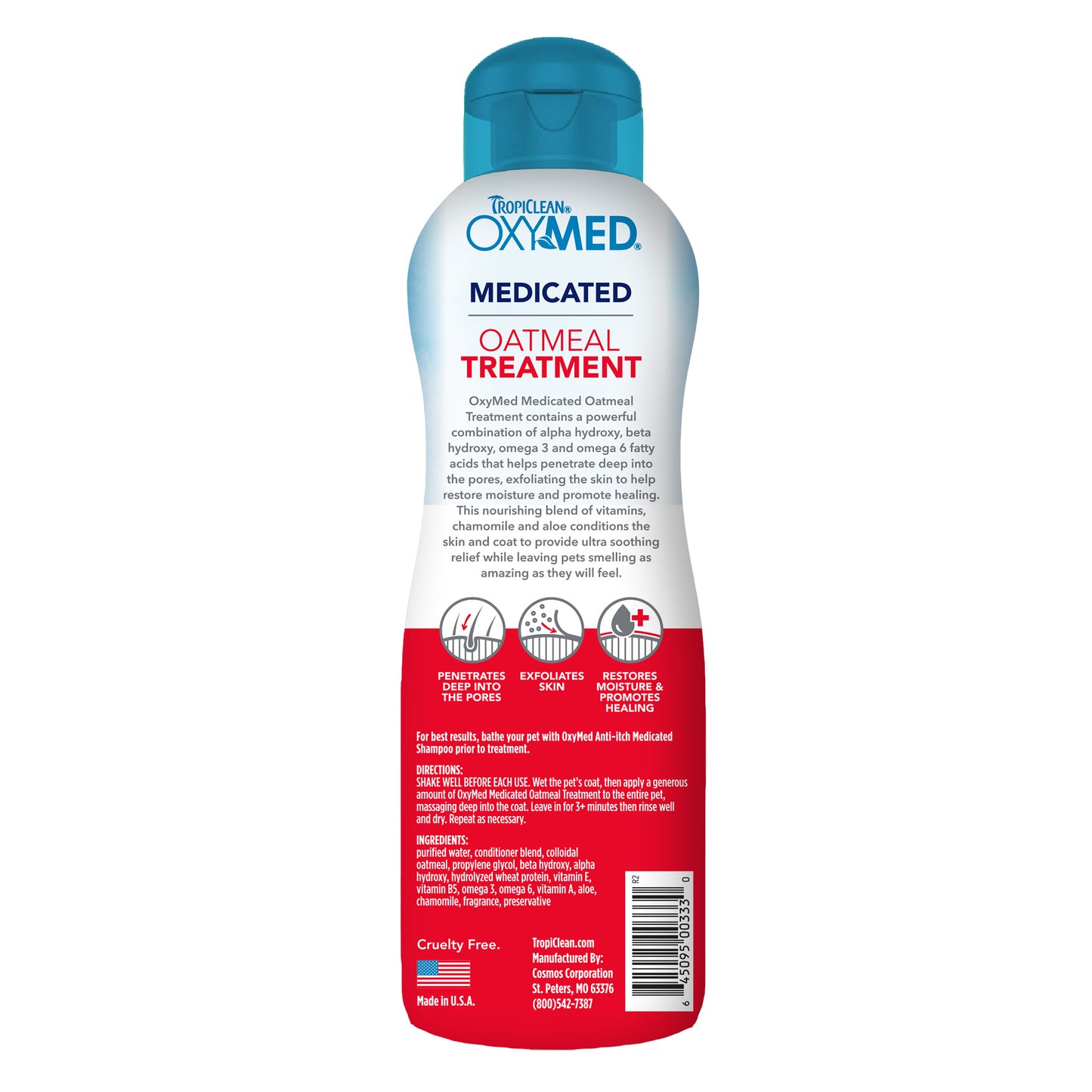 TROPICLEAN OXY MED MEDICATED OATMEAL TREATMENT