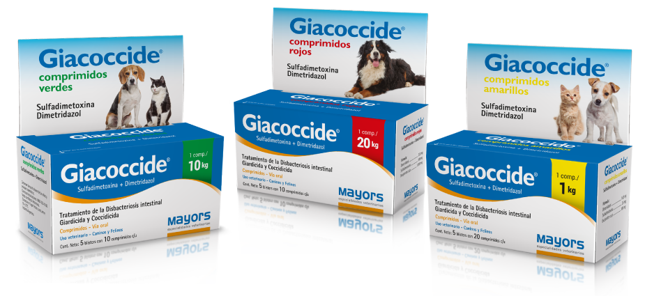 GIACOCCIDE ROJO 20 TABS  (COCCIDICIDA. GIARDICIDA. ANTIBACTERIANO)