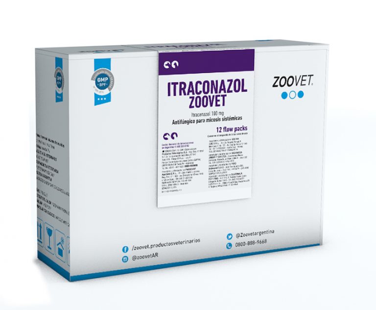 ITRACONAZOL ZOOVET (Antimicótico para micosis sistémicas)