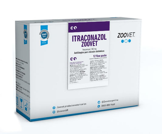 ITRACONAZOL ZOOVET (Antimicótico para micosis sistémicas)
