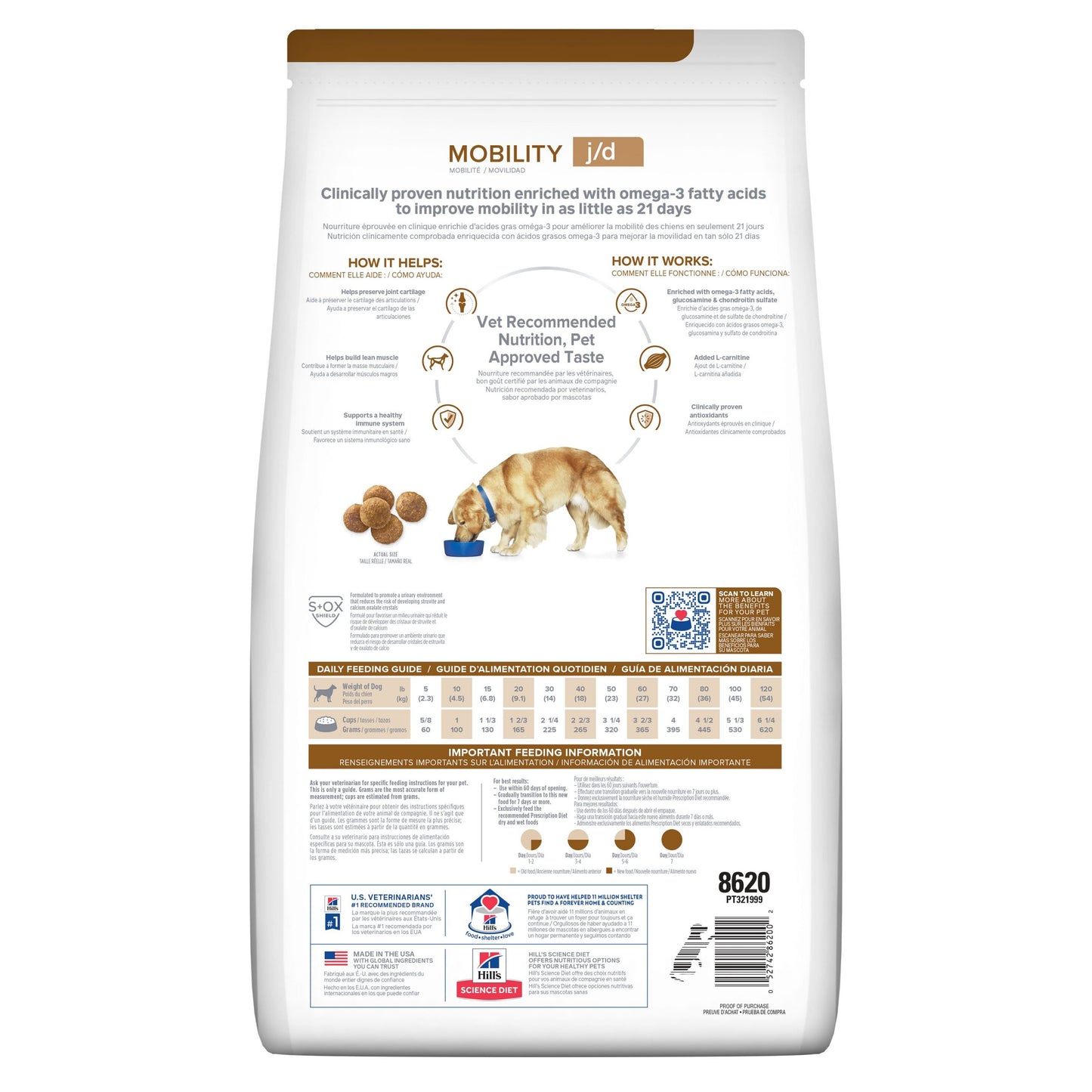 Hill's Prescription Diet j/d Mobility Canine