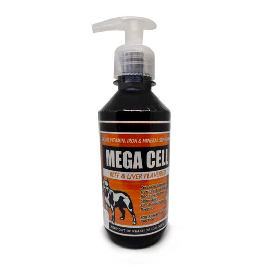 Mega Cell 240ml (Suplemento Multivitaminico Sabor a Carne)