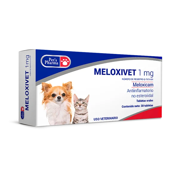MELOXIVET 1MG 30 TABLETAS (Antiinflamatorio no esteroideo)