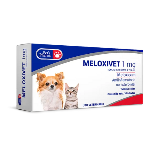 MELOXIVET 1MG 30 TABLETAS (Antiinflamatorio no esteroideo)