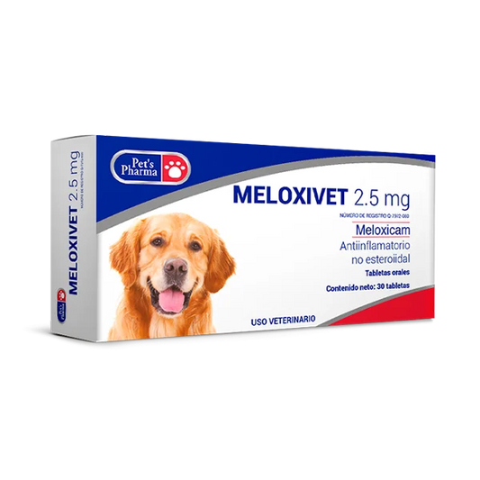MELOXIVET 2.5MG 30 TABLETAS (Antiinflamatorio no esteroideo)