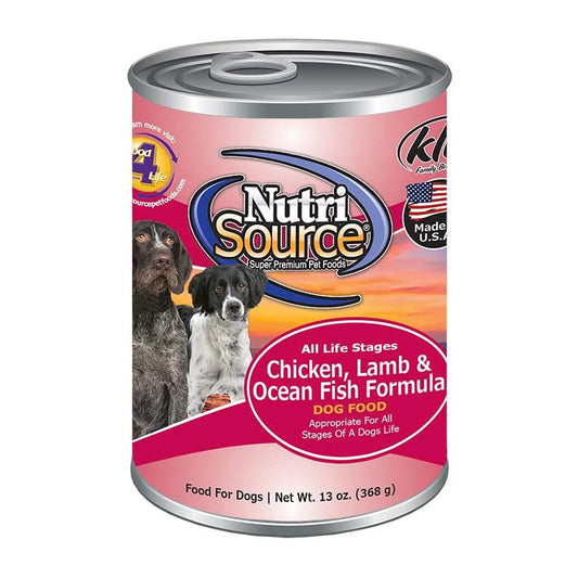 NUTRI SOURCE LATA POLLO, CORDERO Y PESCADO